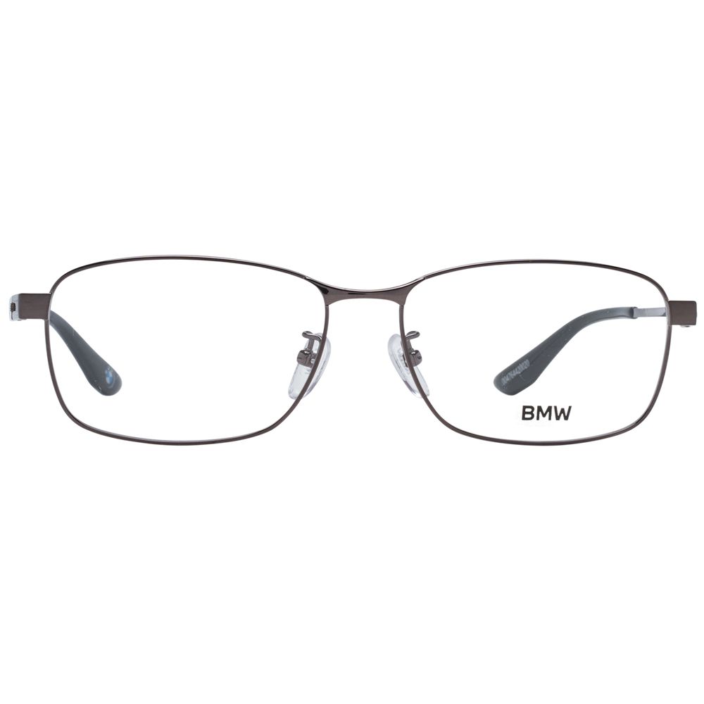 BMW Black Men’s Optical Glasses – Square Full-Rim Frames