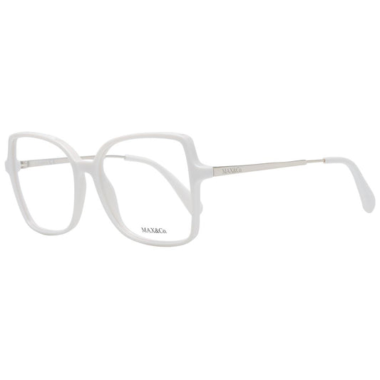 Max & Co Women’s Optical Frames – White Square Full-Rim, 55mm