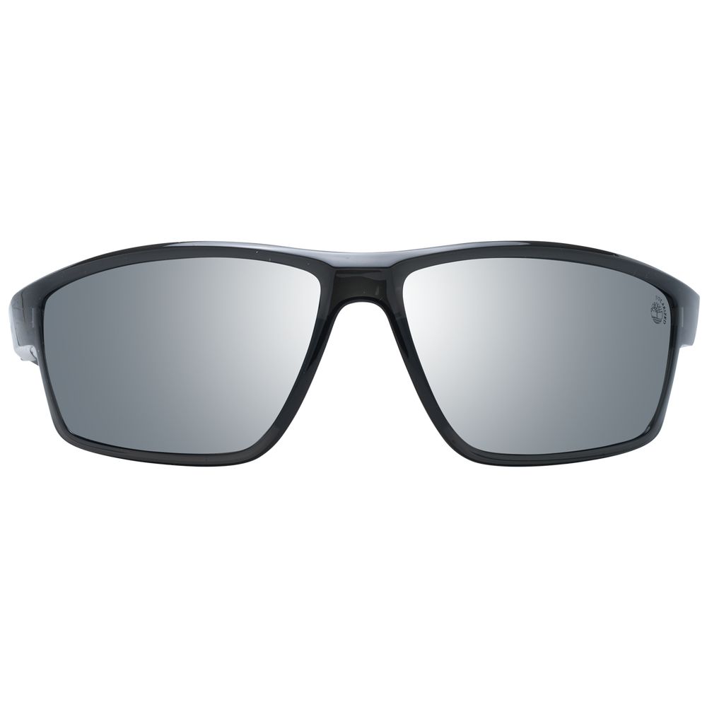 Timberland Gray Men’s Sunglasses – Grey Full-Rim Frame with Polarised Lenses, 65mm