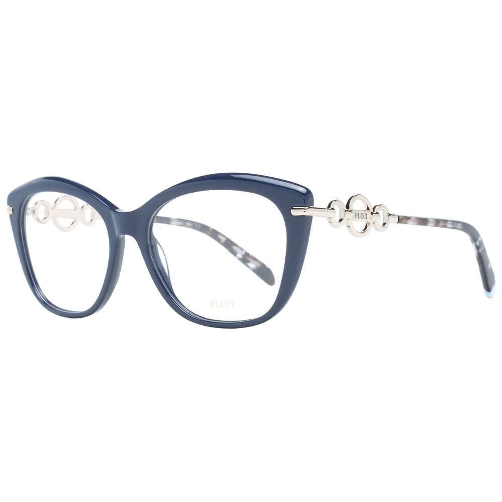 Emilio Pucci Women's Optical Glasses – Blue Square Frame, 55mm