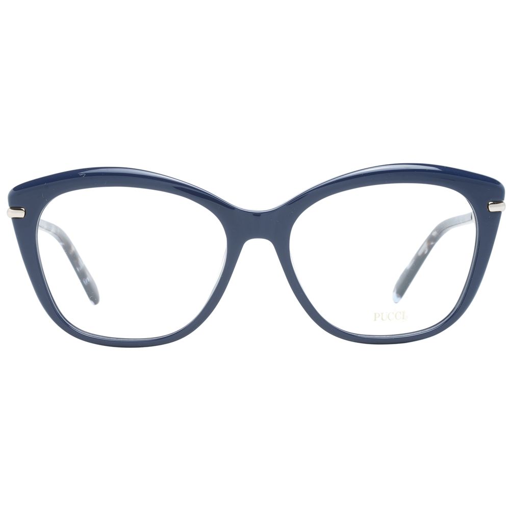 Emilio Pucci Women's Optical Glasses – Blue Square Frame, 55mm