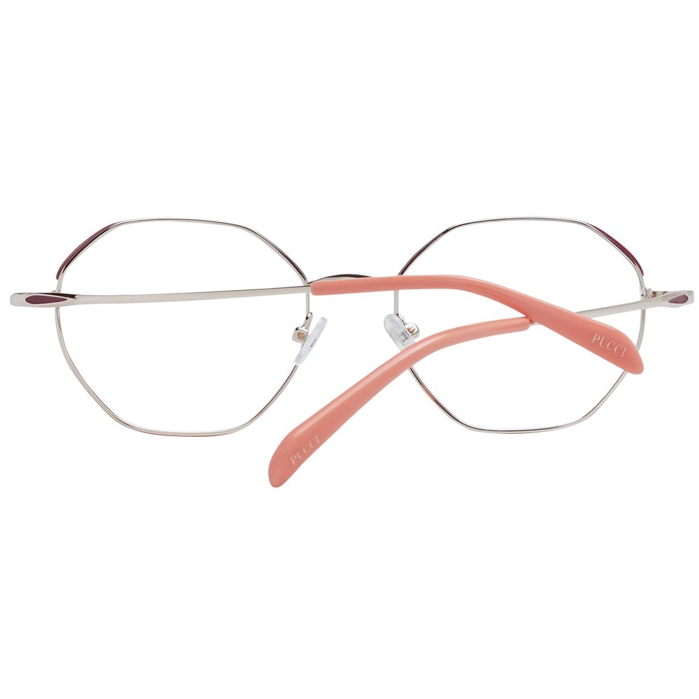 Emilio Pucci Women's Red Round Optical Frames