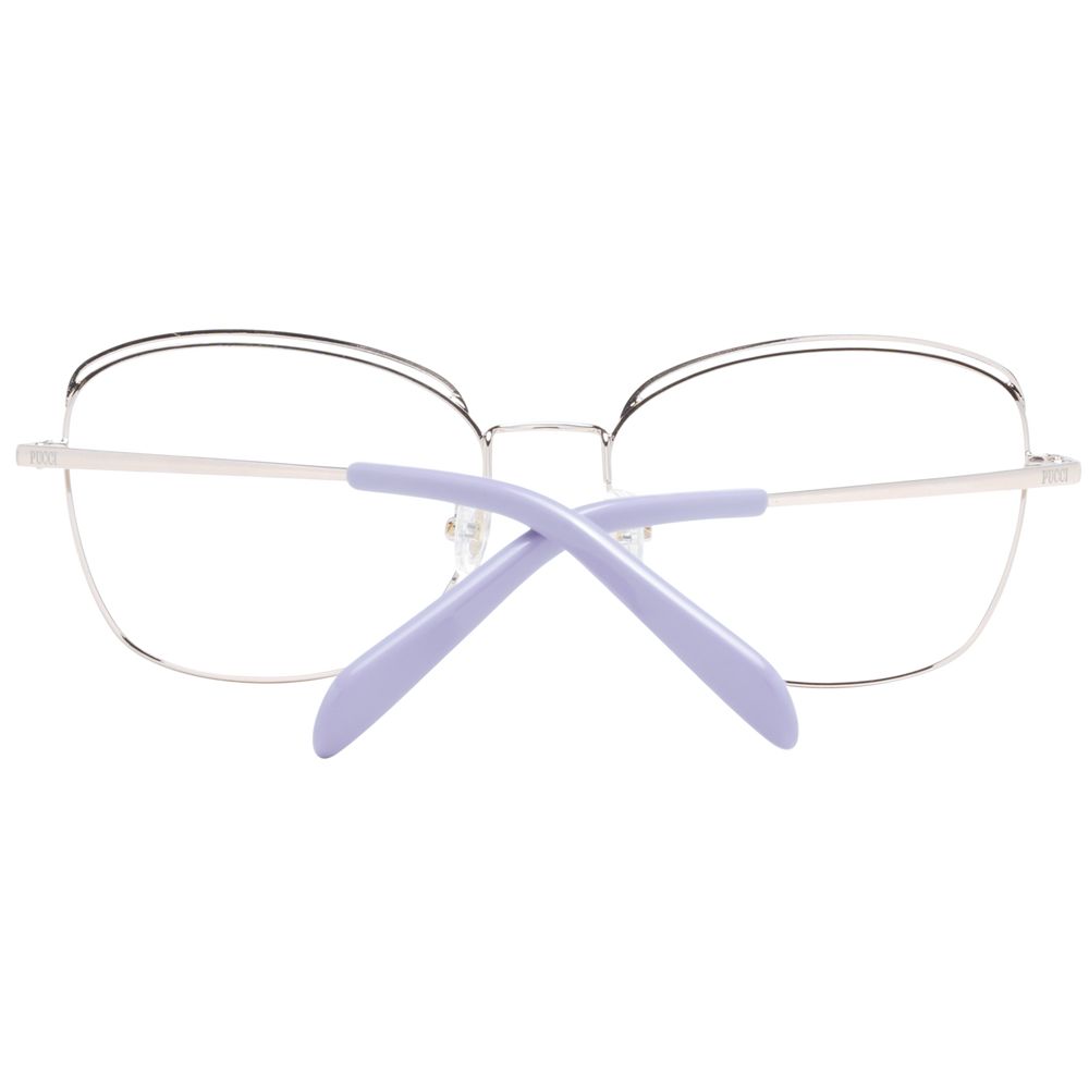Emilio Pucci Black Women's Optical Frames – Square Full-Rim