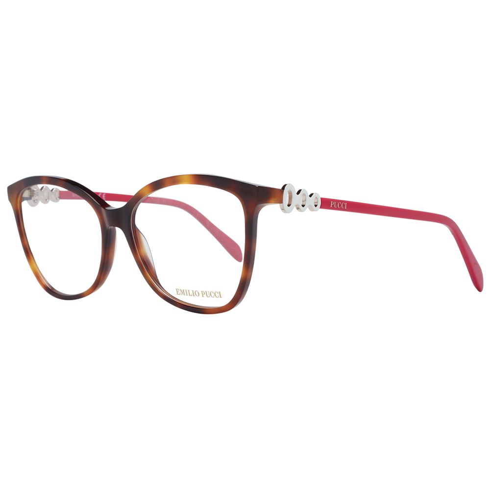 Emilio Pucci Women’s Optical Frames – Brown Cat Eye, 56mm