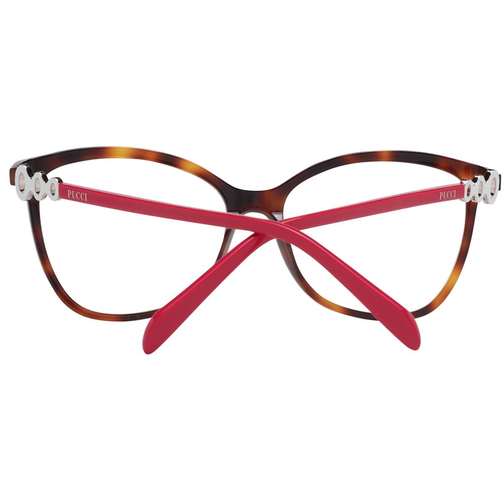 Emilio Pucci Women’s Optical Frames – Brown Cat Eye, 56mm