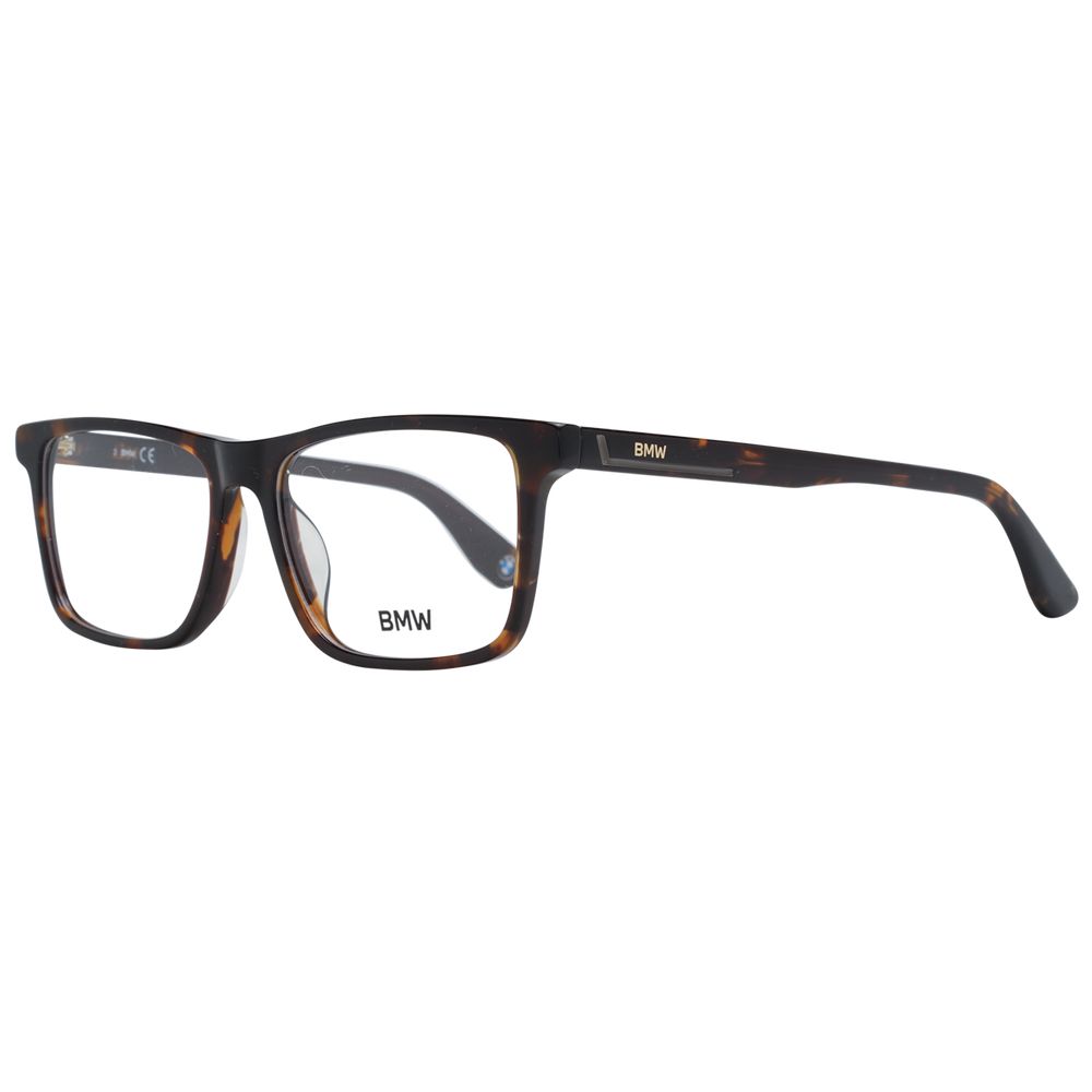BMW Men's Brown Optical Frames – Full-Rim Rectangle, 55mm