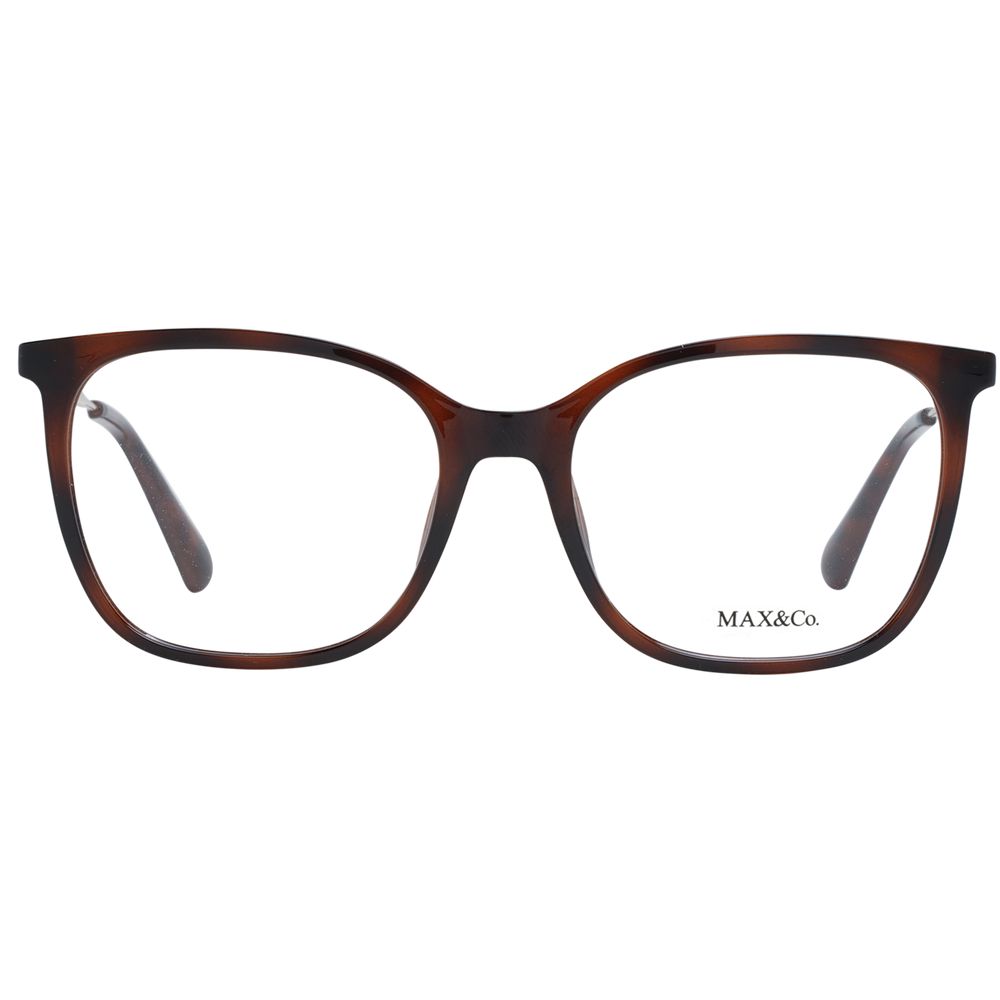 Max & Co Women’s Optical Glasses – Brown Square Frame, 53mm
