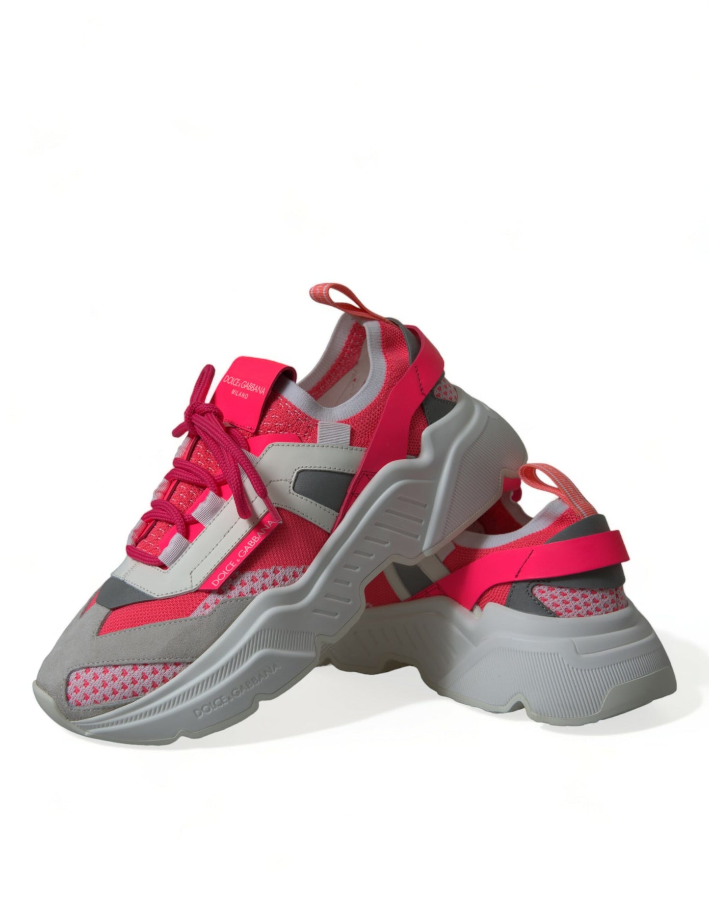 Dolce & Gabbana Multicolor Leather Daymaster Low Top Sneakers