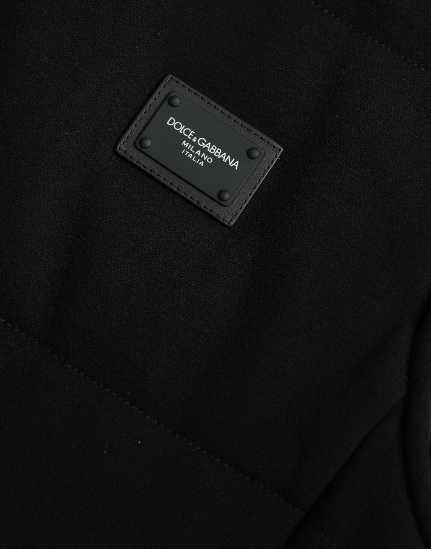 Dolce & Gabbana Black Short Sleeve Vest Jacket