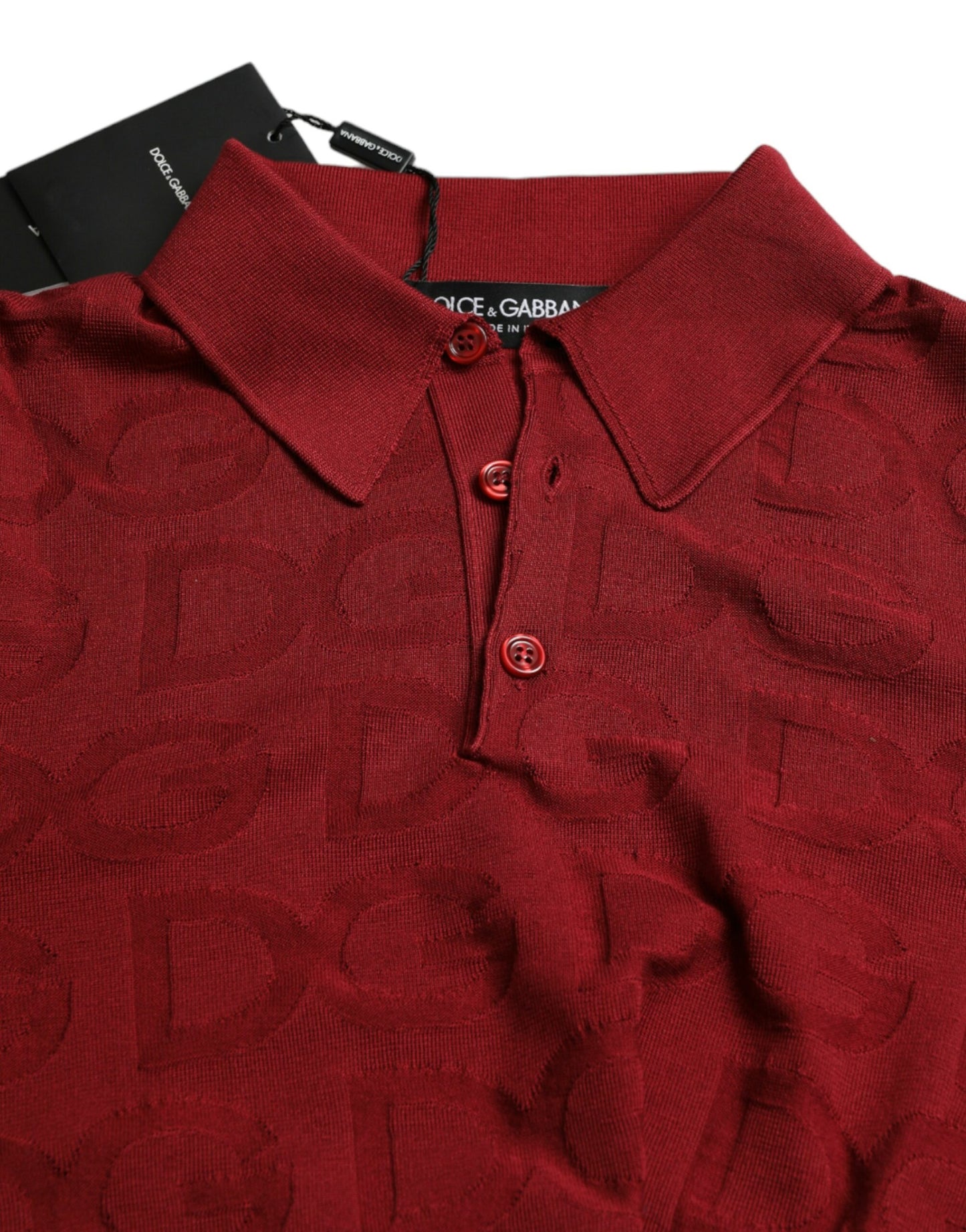 - Elegant Silk Maroon Polo T-Shirt
