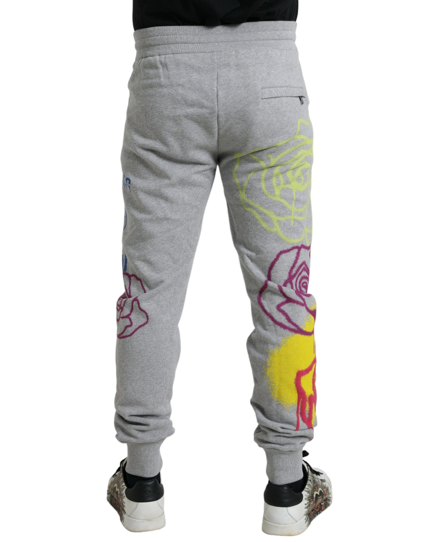 - Chic Grey Skinny Cotton Joggers