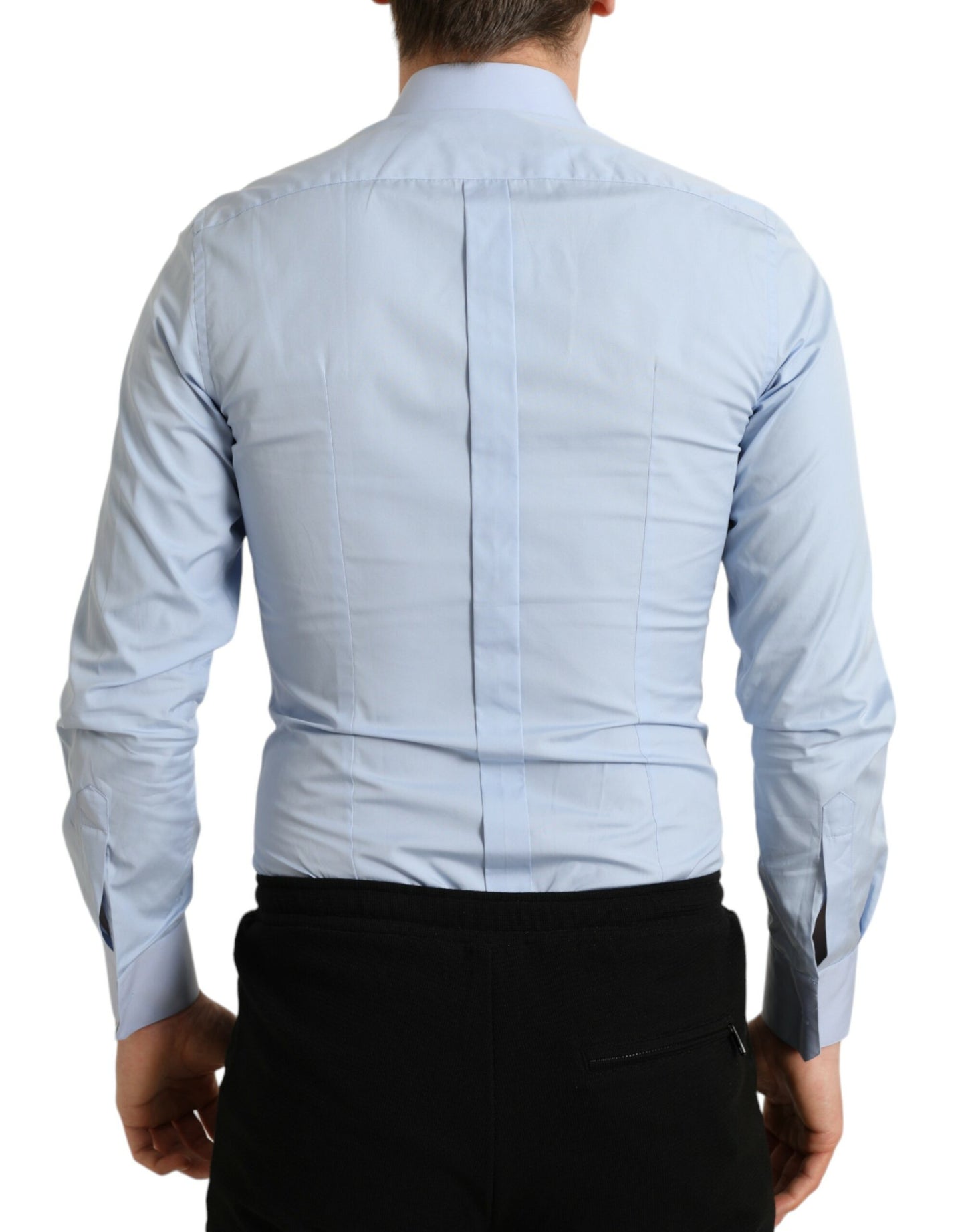 - Elegant Slim Fit Sky Blue Dress Shirt