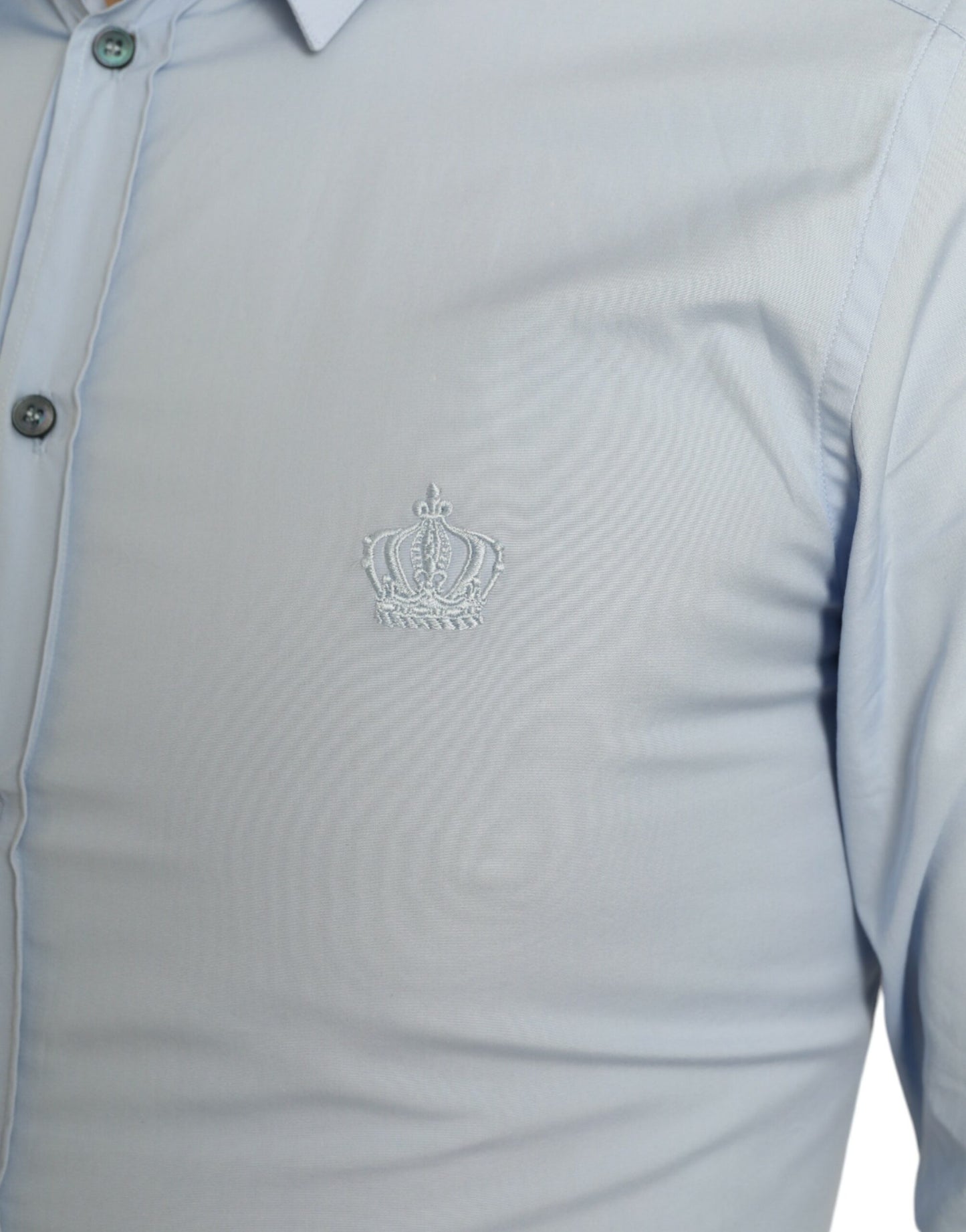 - Elegant Slim Fit Sky Blue Dress Shirt