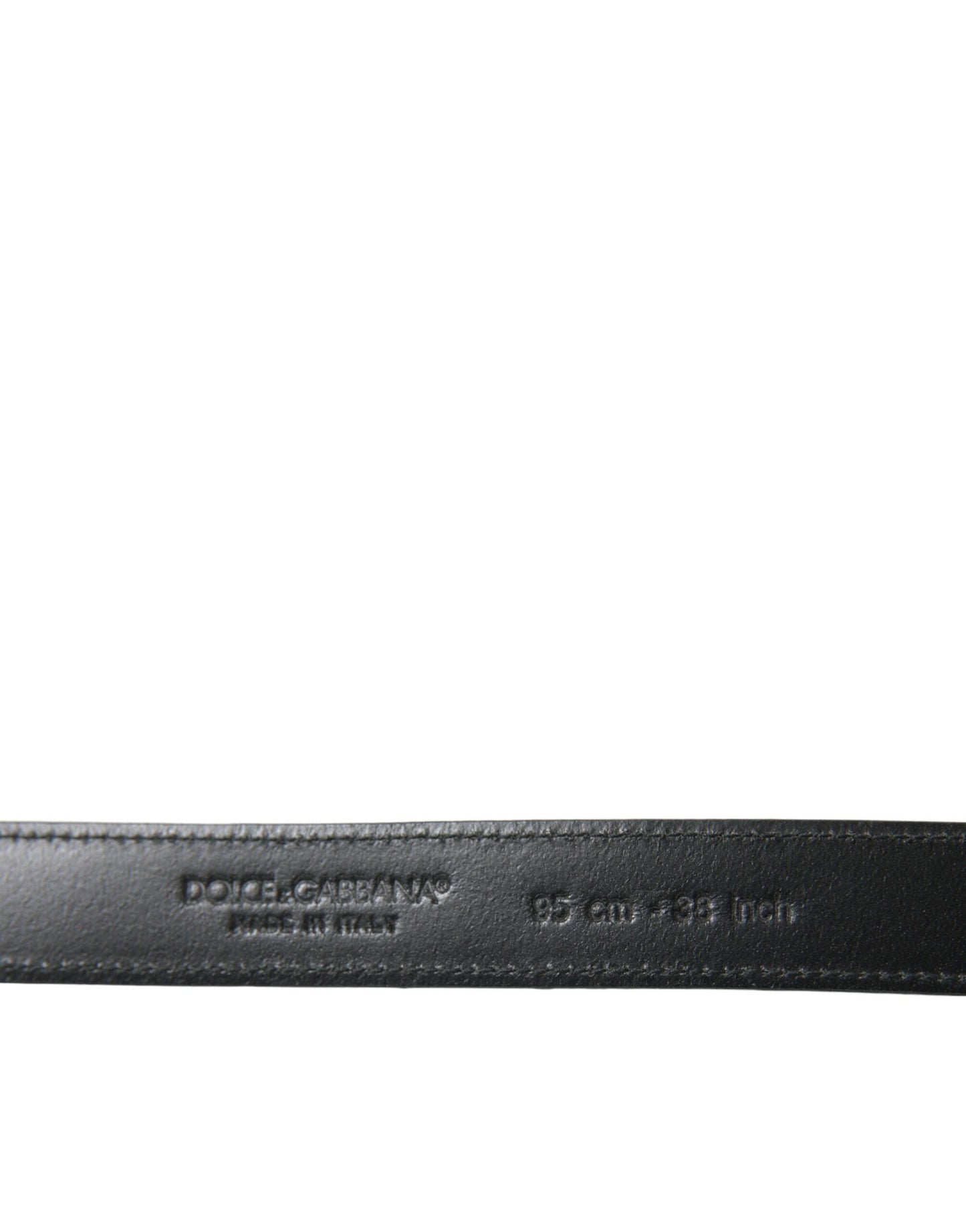- Elegant Leather Belt with Metal Buckle
