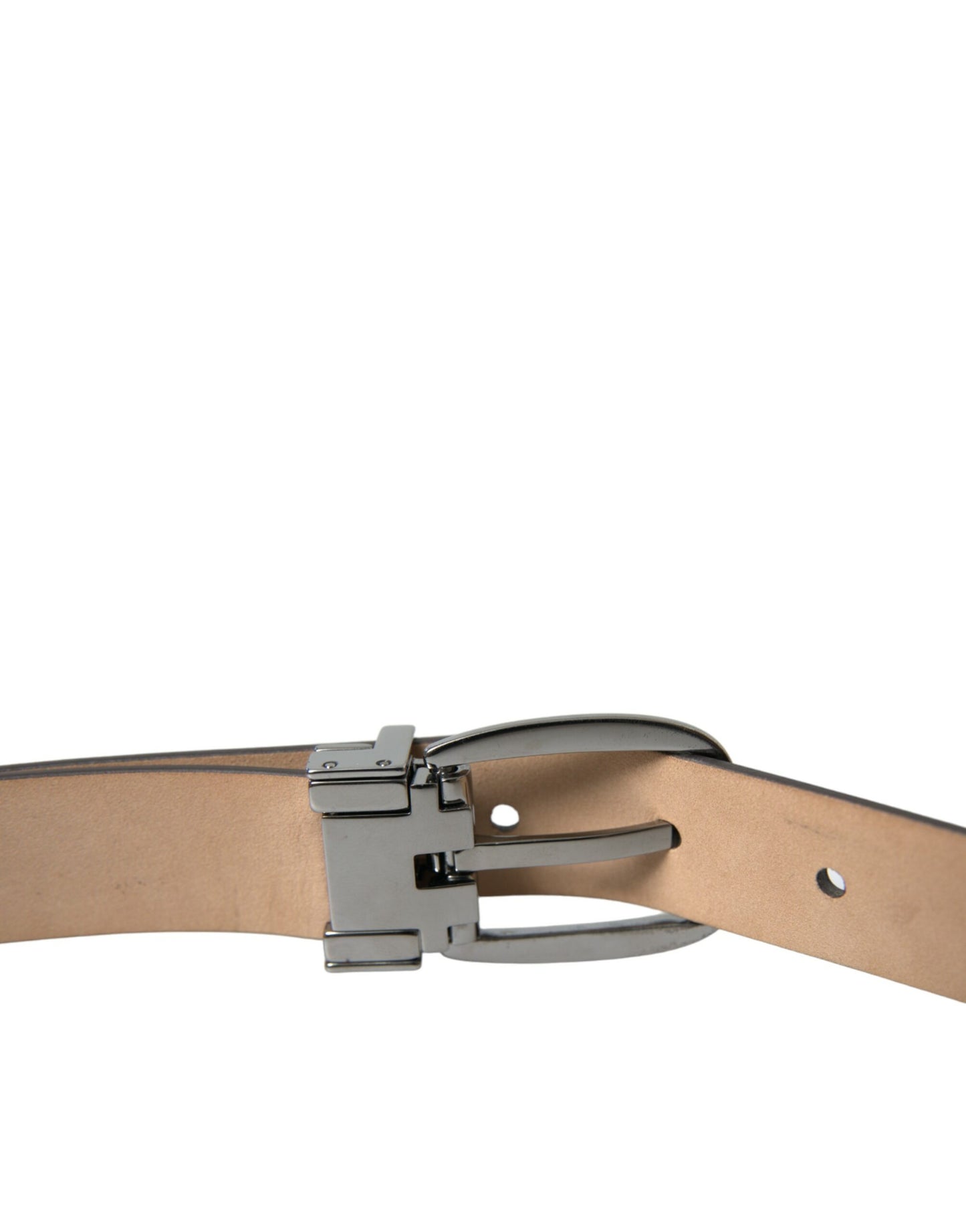 - Elegant Leather Belt with Eye-Catching Buckle