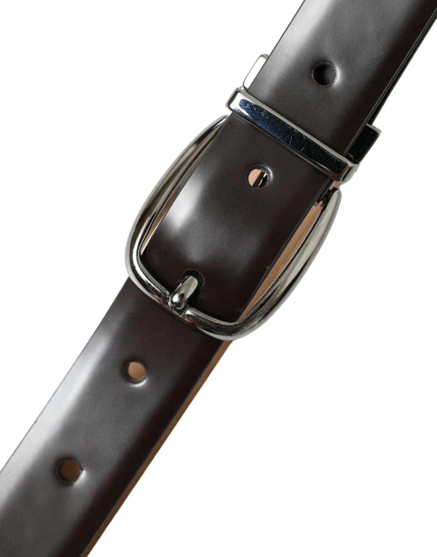 - Elegant Leather Belt with Eye-Catching Buckle