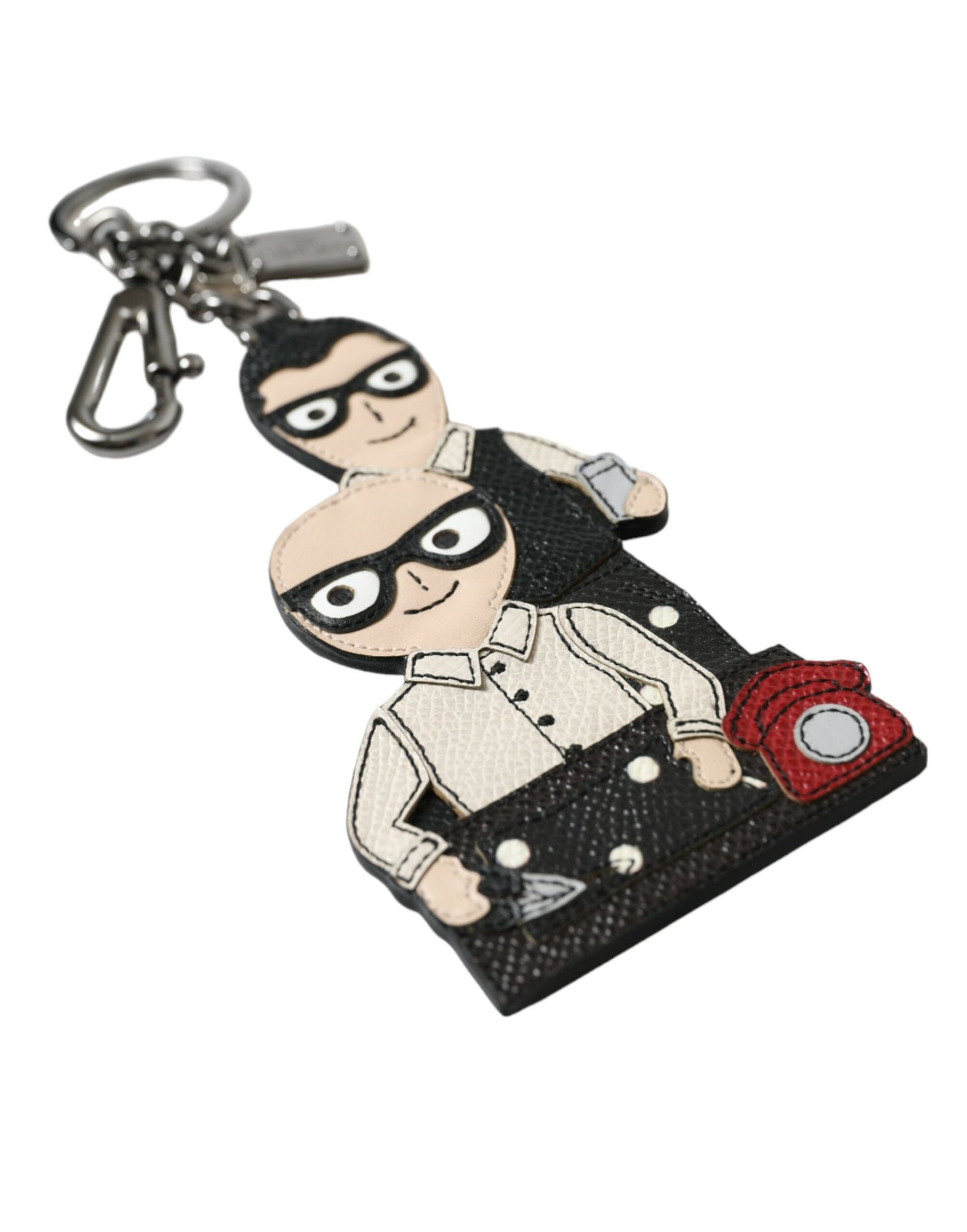 - Elegant Multicolor Leather Keychain