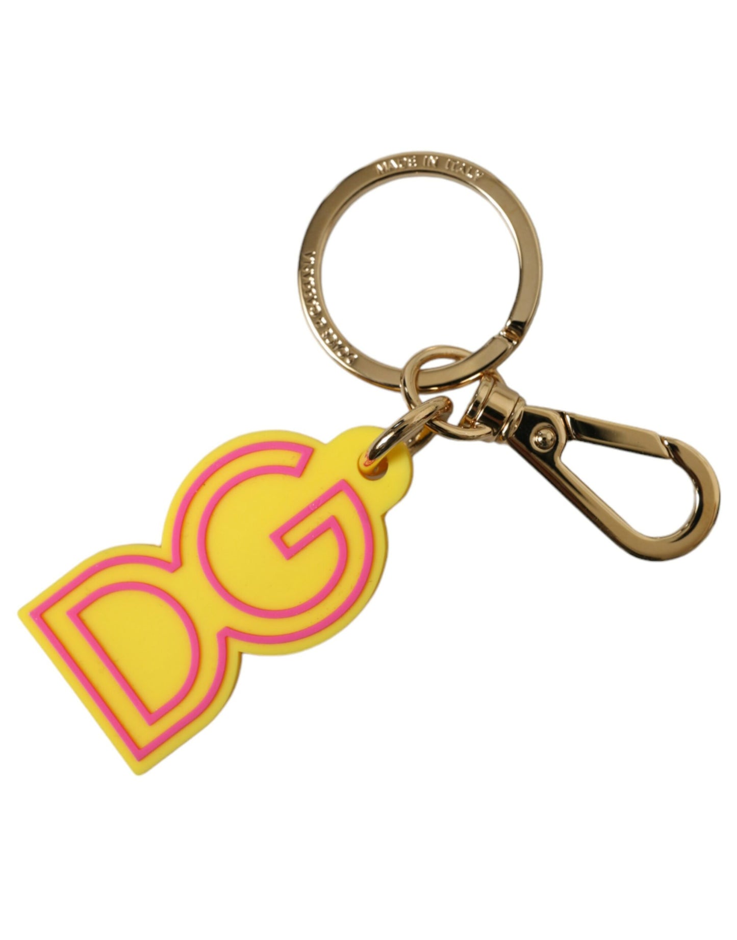 - Chic Yellow Gold Keychain Charm