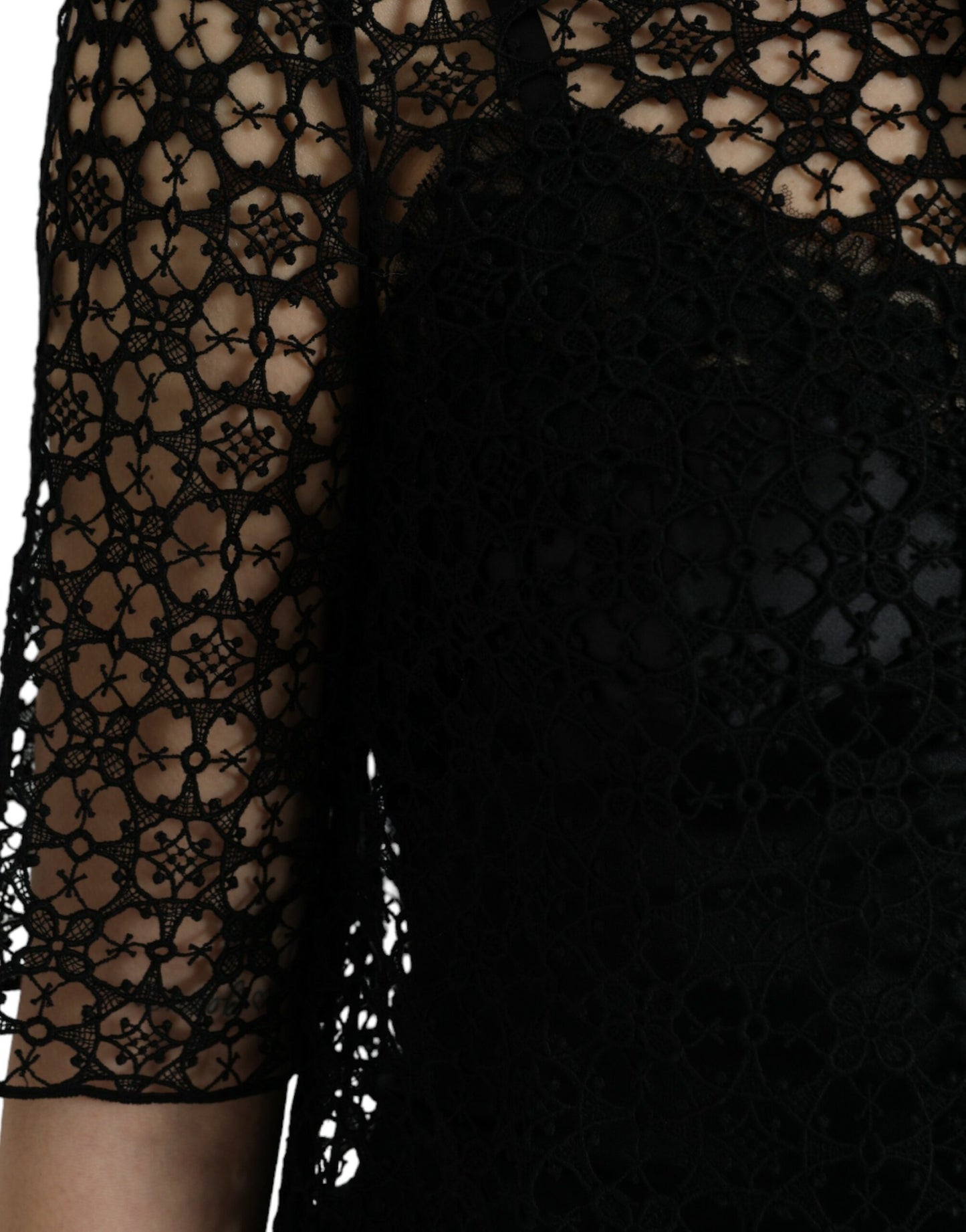 - Elegant Floral Lace Blouse Top