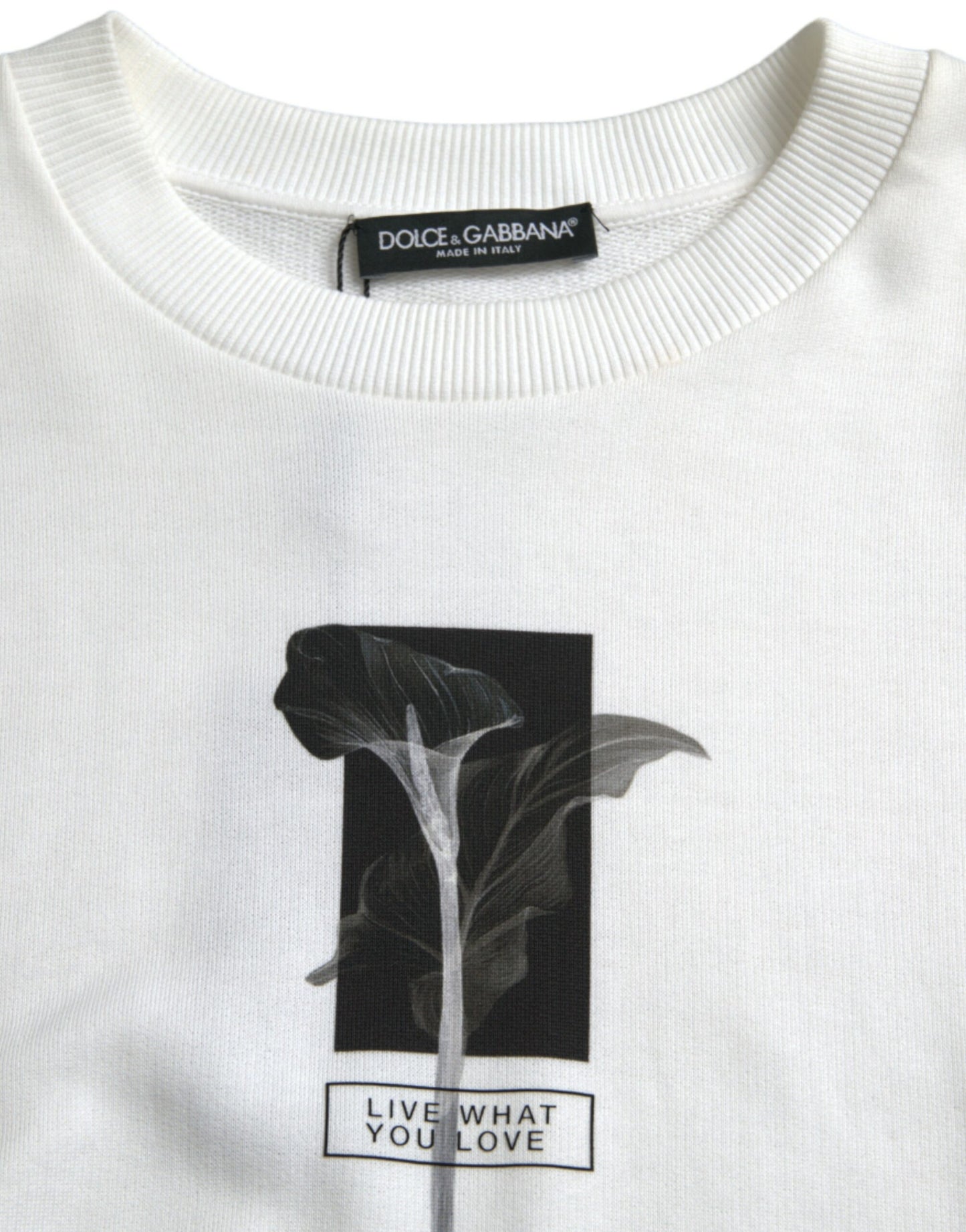 - Chic Black and White Crew Neck Sweater