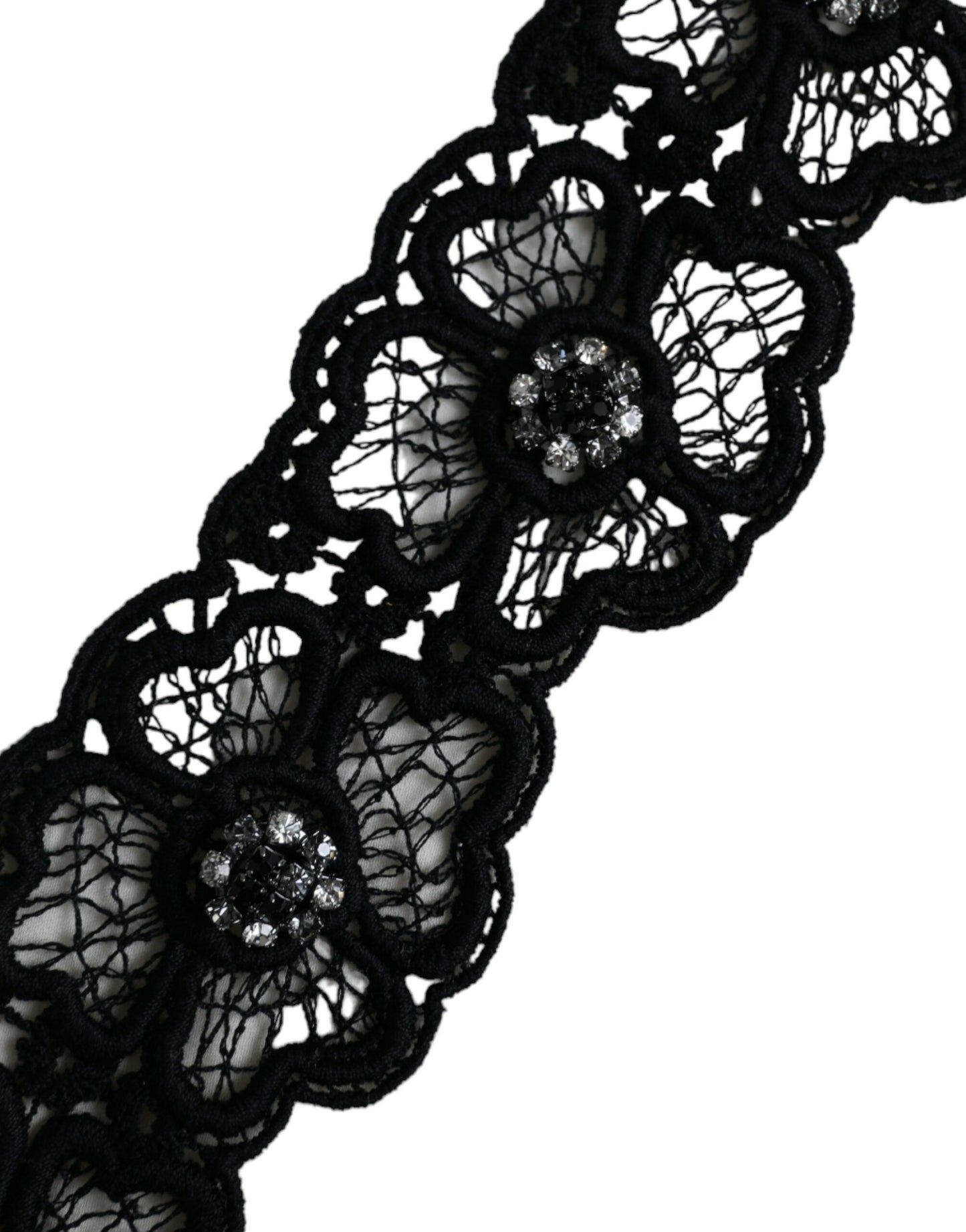 - Elegant Off-White Lace-Trim Silk Blouse