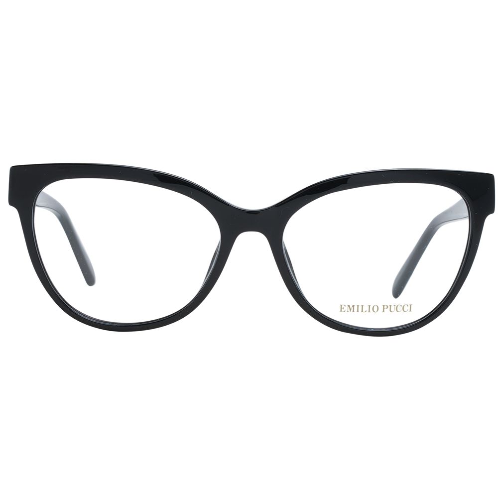 Emilio Pucci Women's Optical Frames – Black Butterfly Style