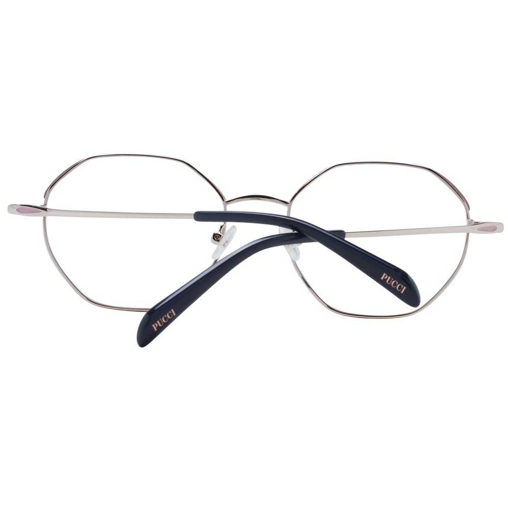 Emilio Pucci Women’s Optical Frames – Pink Round Style, 54mm