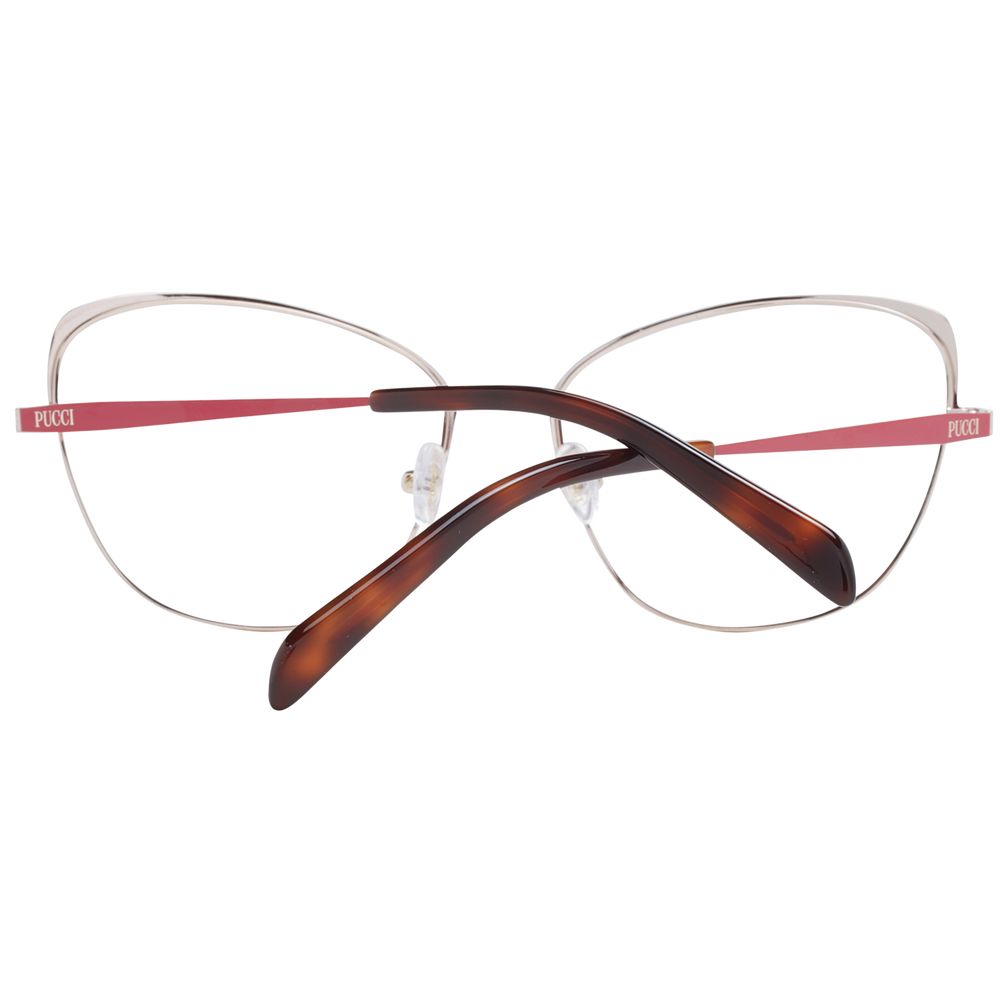 Emilio Pucci Women's Red Cat Eye Optical Frames
