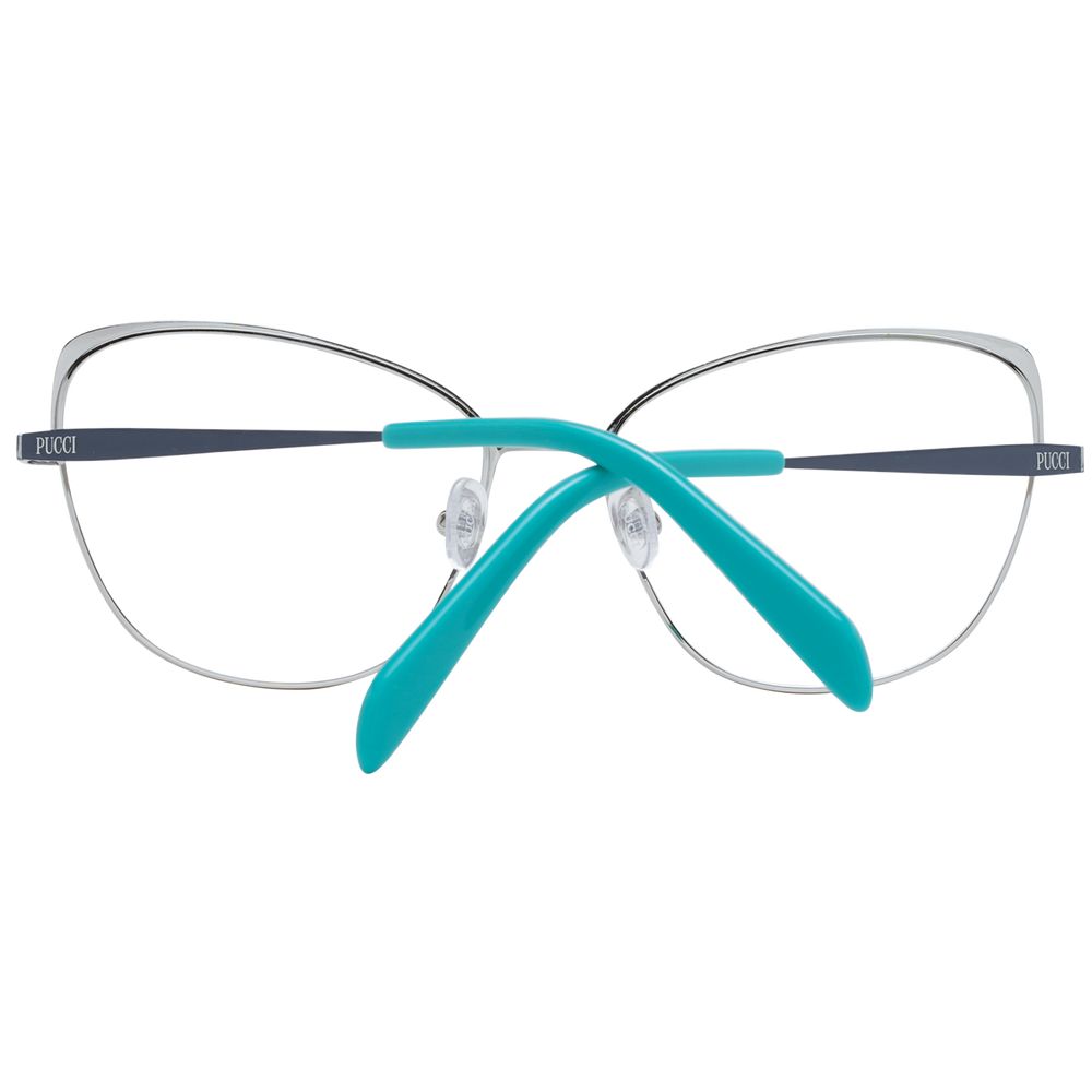 Emilio Pucci Blue Women’s Optical Frames – Cat Eye Style, 56mm