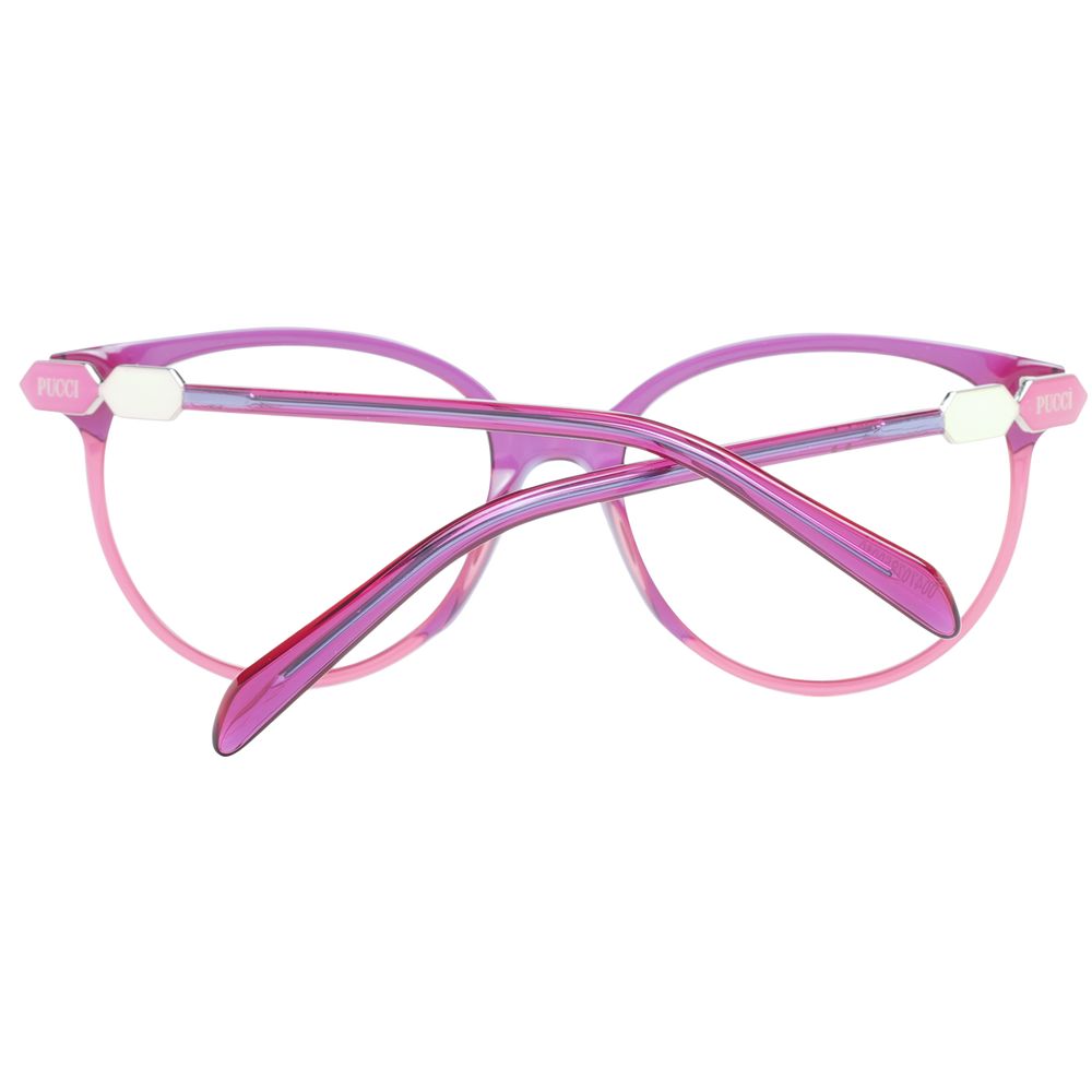 Emilio Pucci Women's Optical Frames – Purple Round Frame, 53mm