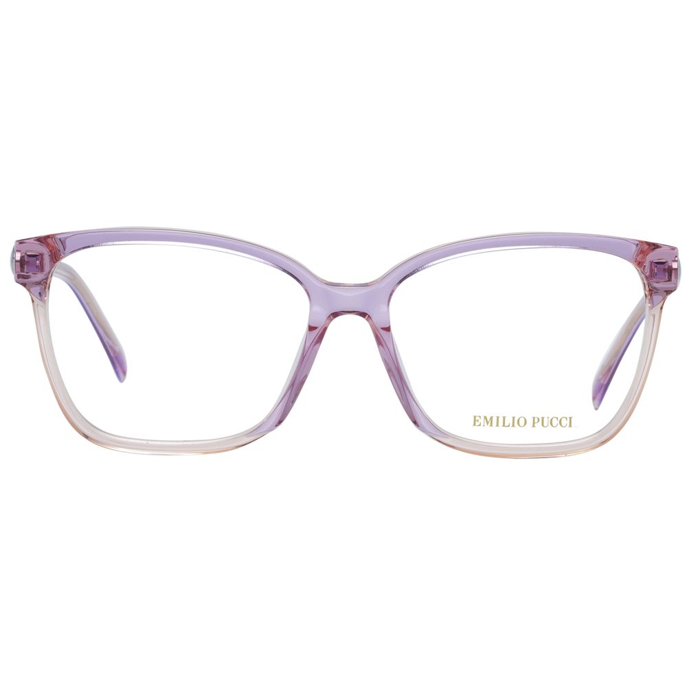 Emilio Pucci Women’s Optical Glasses – Purple Square Frame, 55mm