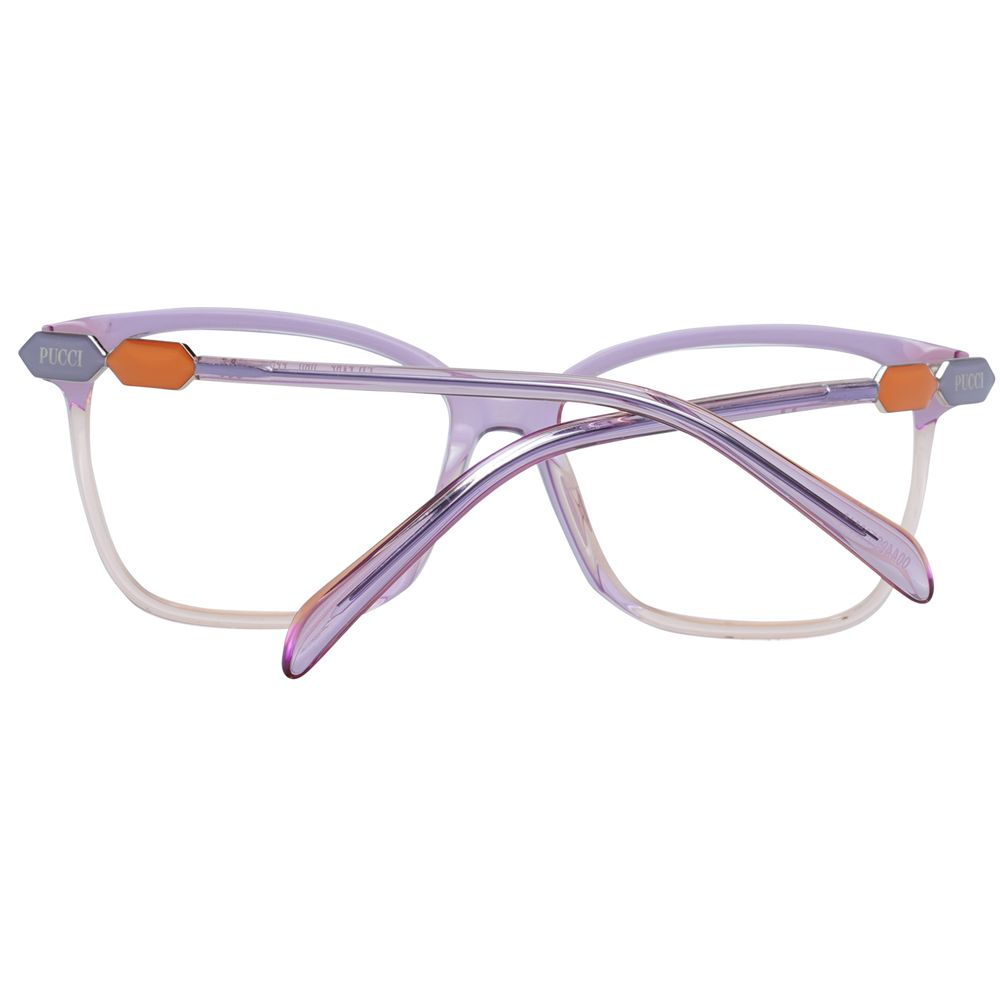 Emilio Pucci Women’s Optical Glasses – Purple Square Frame, 55mm