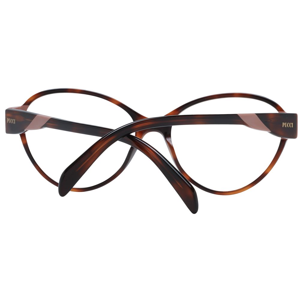Emilio Pucci Women's Optical Glasses – Brown Butterfly Frame, 55mm