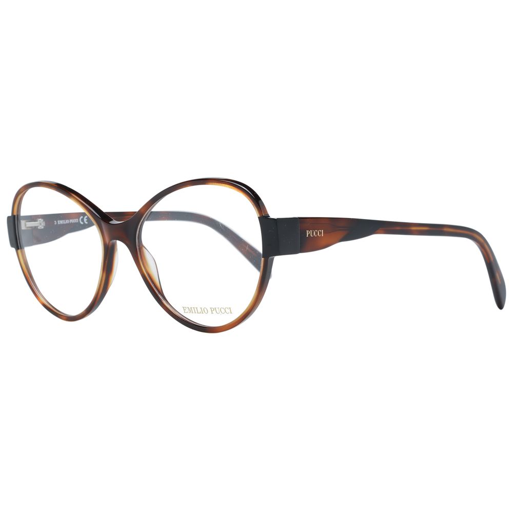 Emilio Pucci Women’s Optical Frames – Brown Butterfly Design
