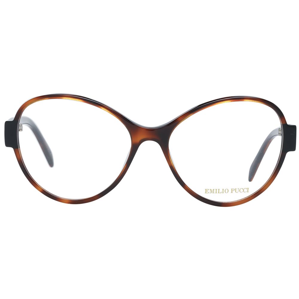 Emilio Pucci Women’s Optical Frames – Brown Butterfly Design
