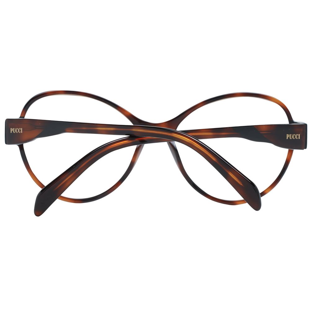 Emilio Pucci Women’s Optical Frames – Brown Butterfly Design