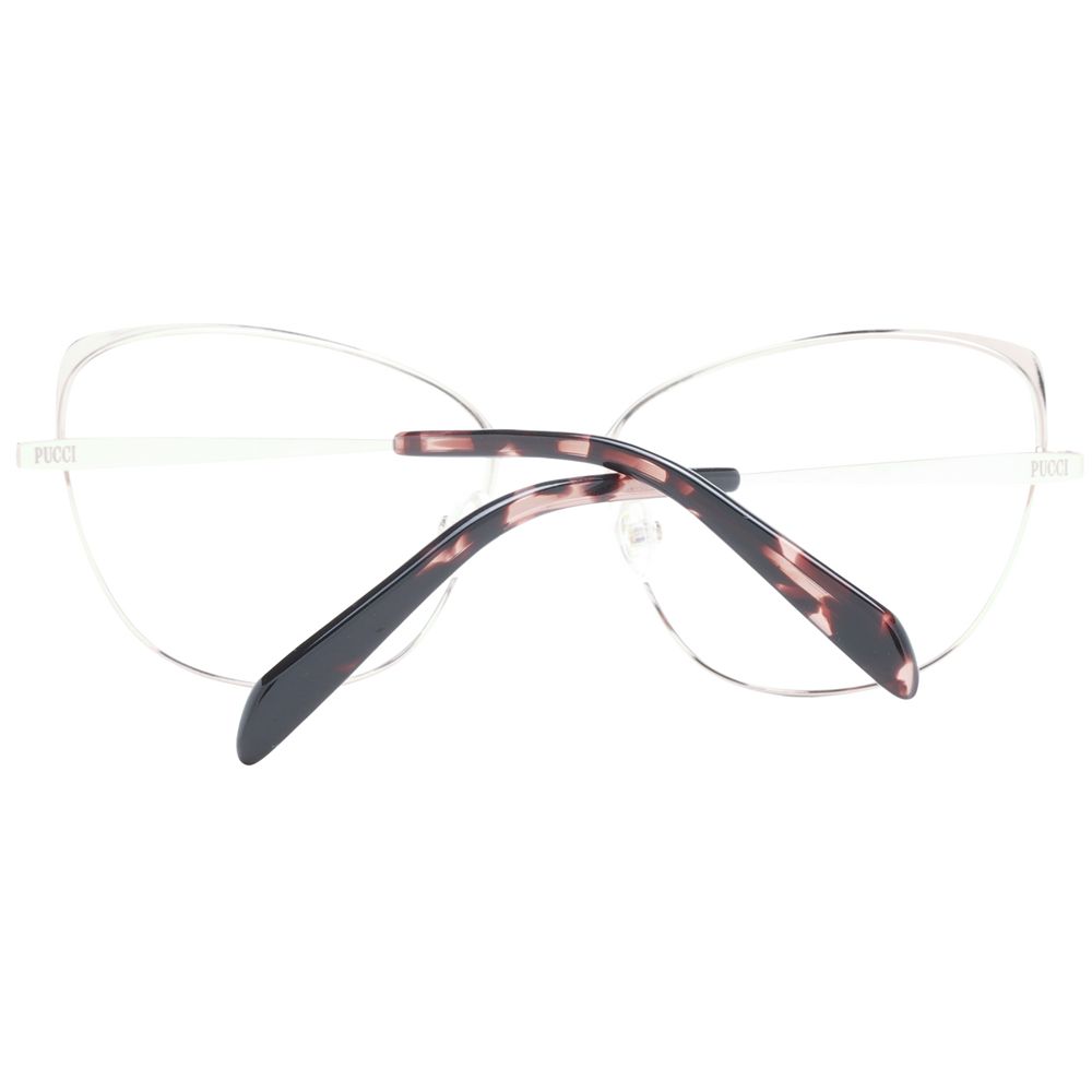 Emilio Pucci Women’s Optical Glasses – Rose Gold Cat Eye Frame