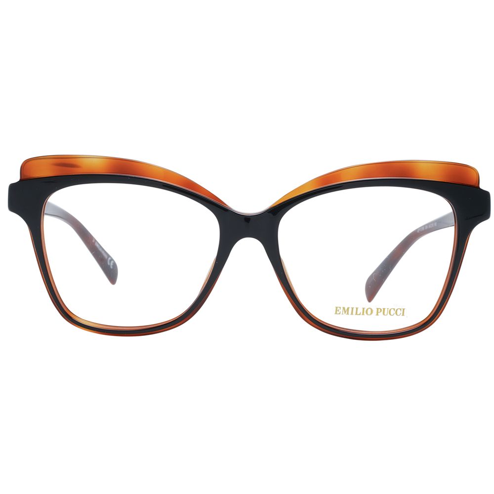 Emilio Pucci Women's Optical Frames – Brown Butterfly Design