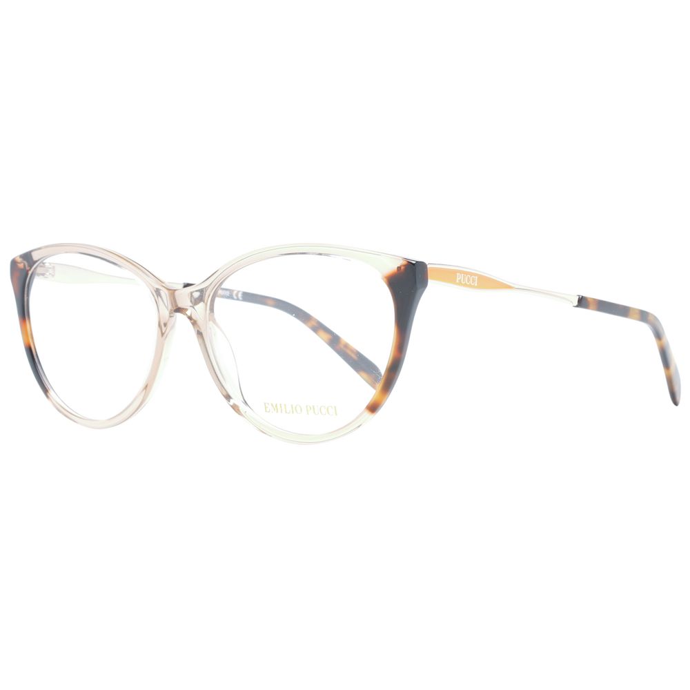Emilio Pucci Women’s Optical Frames – Brown Cat Eye, 55mm
