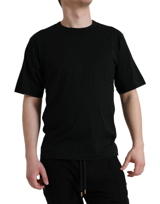 - Elegant Embossed Logo Cotton Tee