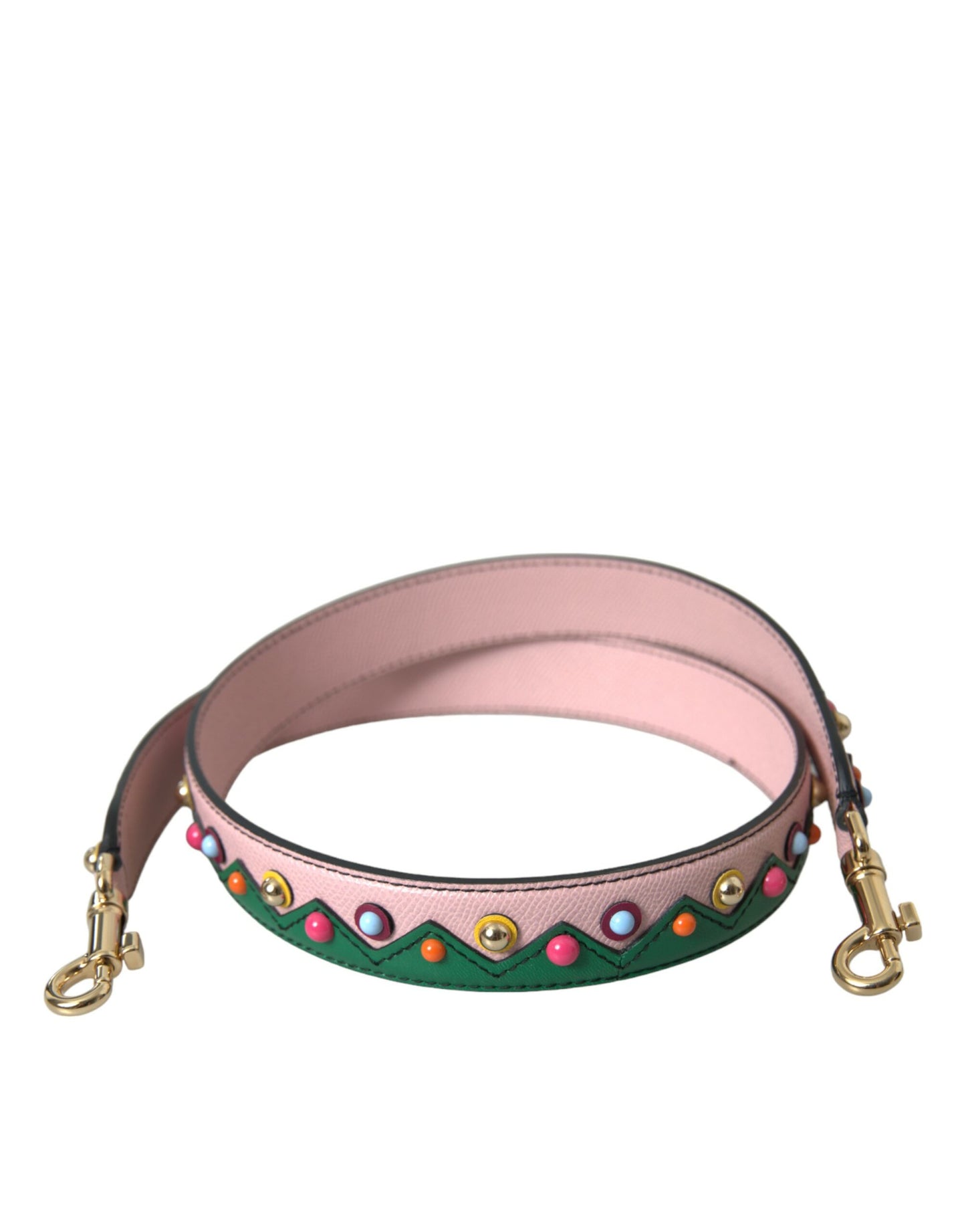 - Pink Leather Handbag Accessory Shoulder Strap