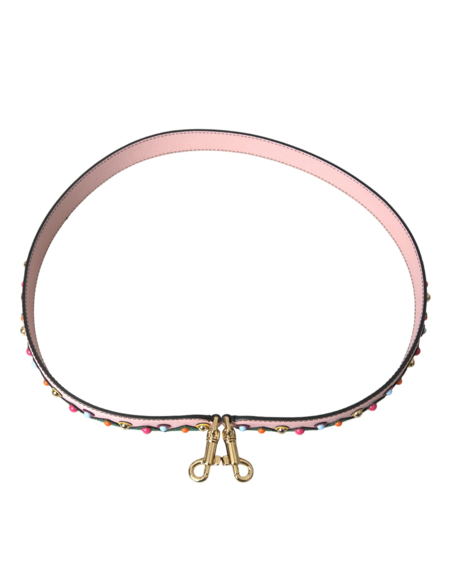 - Pink Leather Handbag Accessory Shoulder Strap