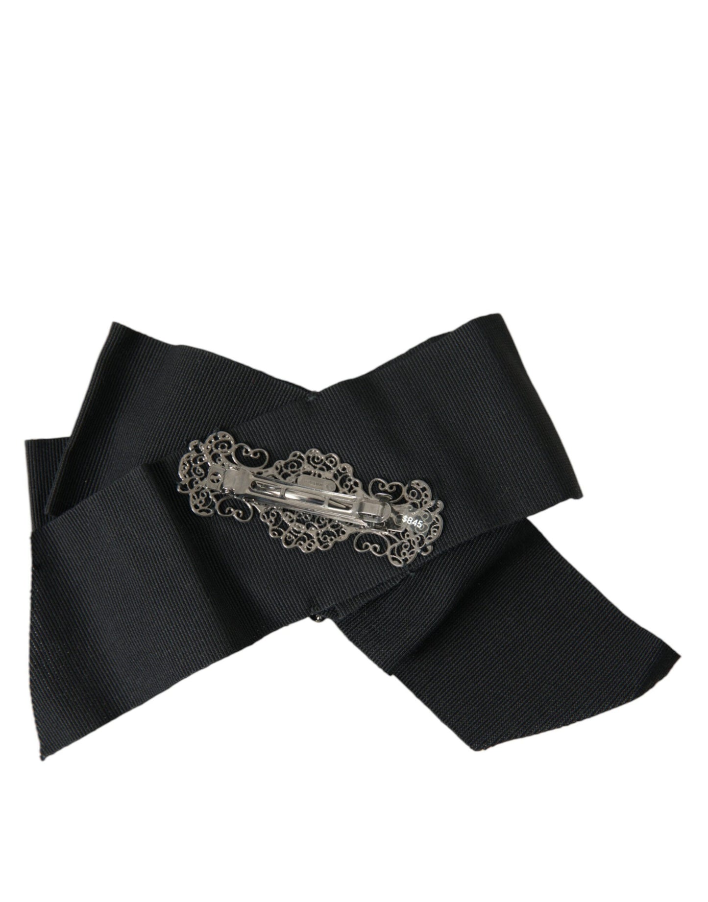 - Black Swarovski Crystal Embellished Hair Clip