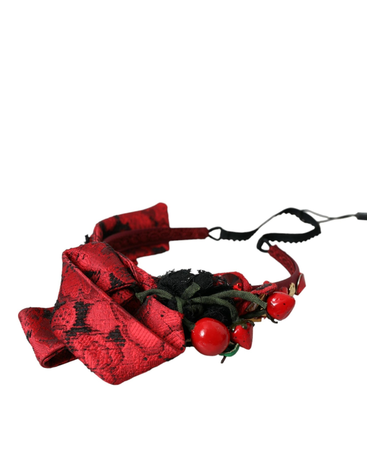 - Red Cherry Sicily Embellished Women Hairband Diadem