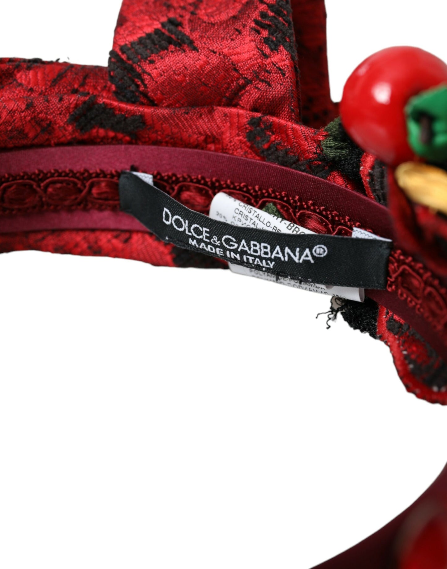 - Red Cherry Sicily Embellished Women Hairband Diadem