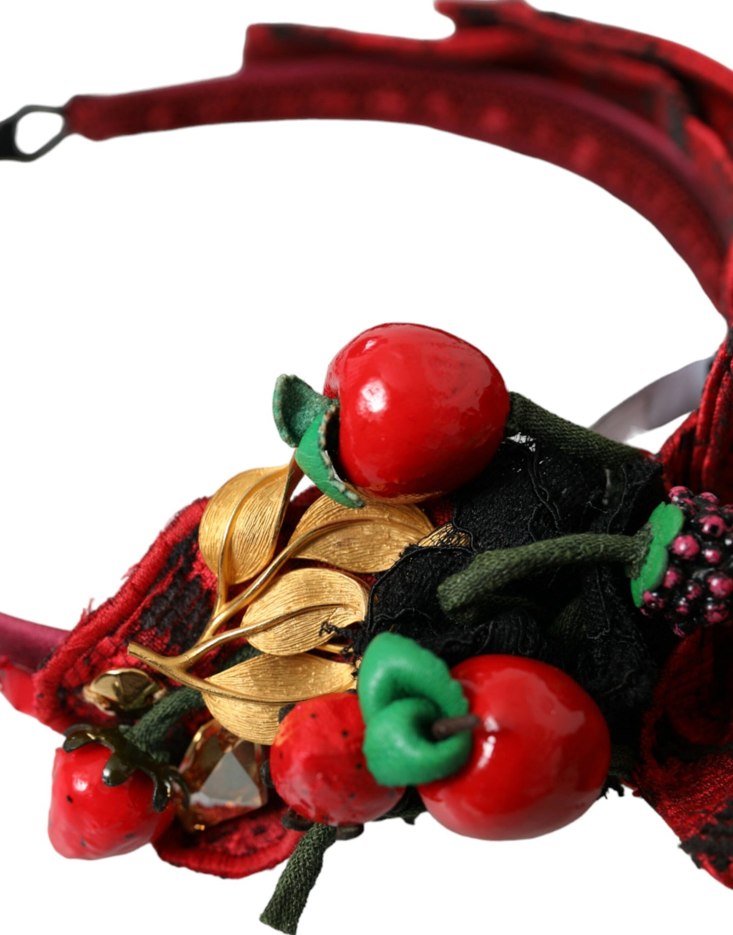 - Red Cherry Sicily Embellished Women Hairband Diadem