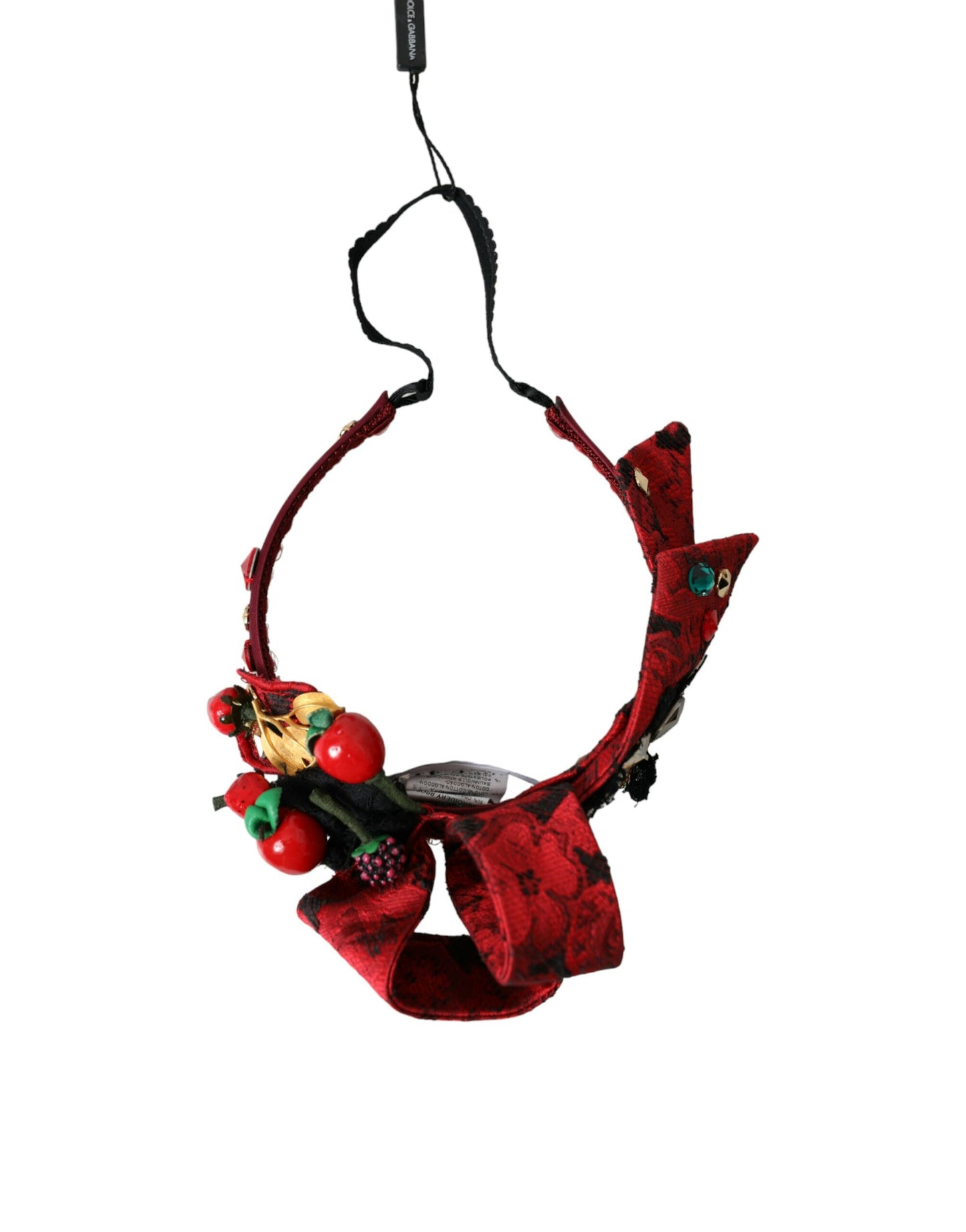 - Red Cherry Sicily Embellished Women Hairband Diadem