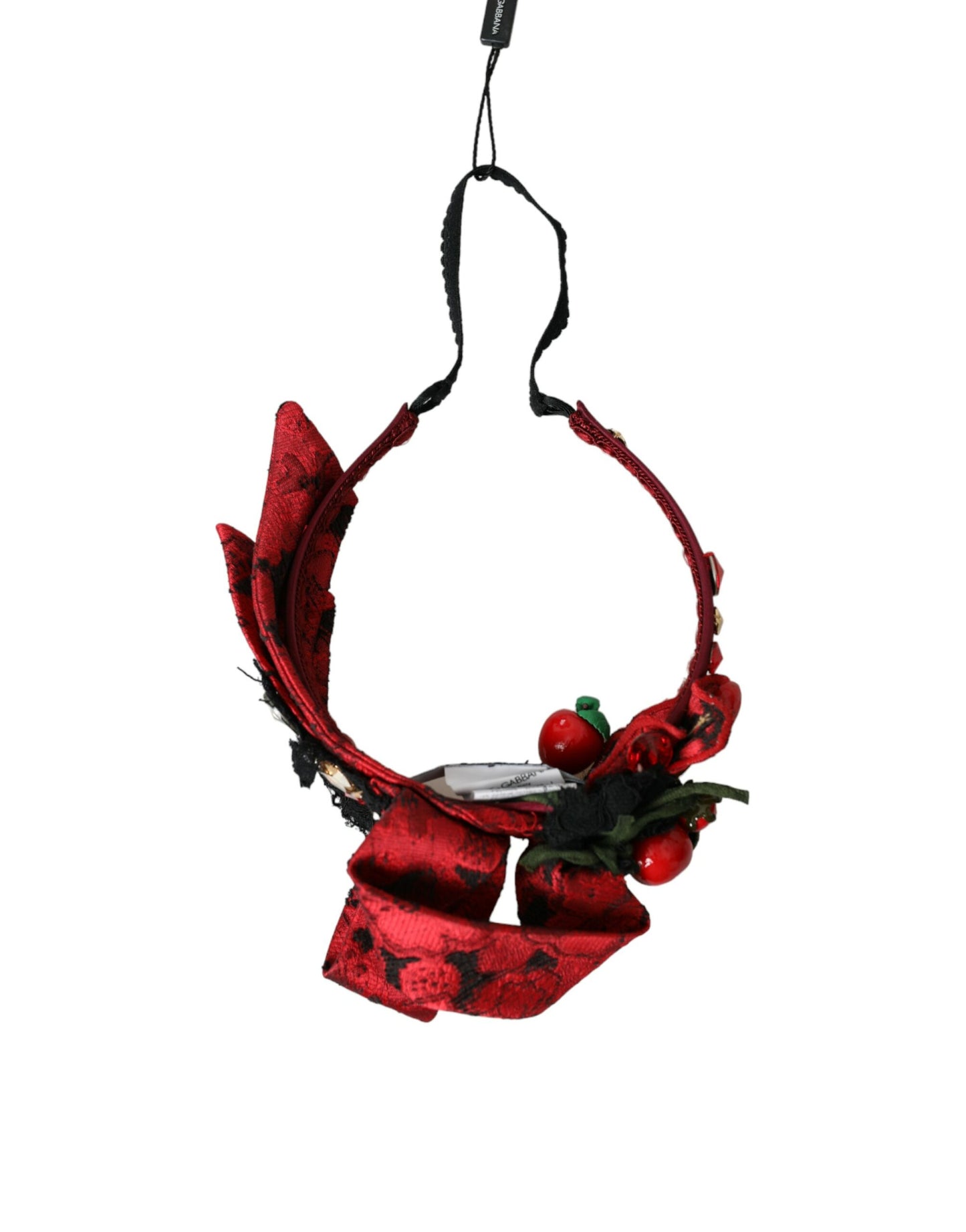 - Red Cherry Sicily Embellished Women Hairband Diadem