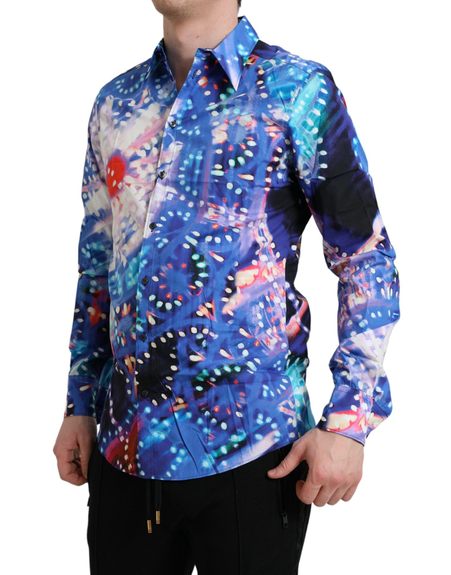 - Multicolor Luminarie Slim MARTINI Shirt