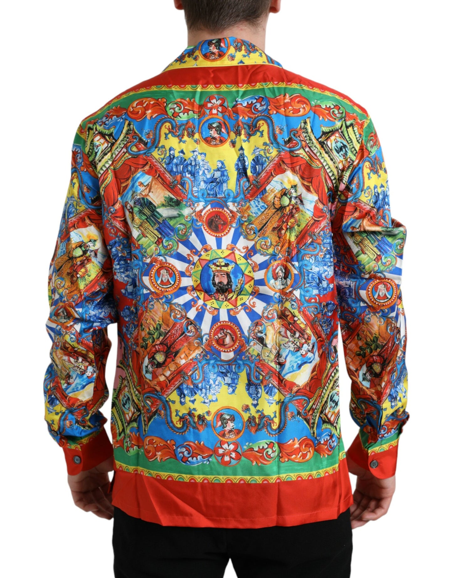 - Multicolor Patterned Button Down Casual Shirt
